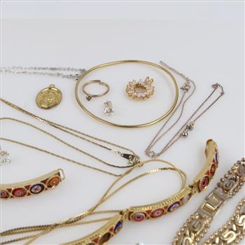 Mixed Jewelry With Silver, 9+ Pieces