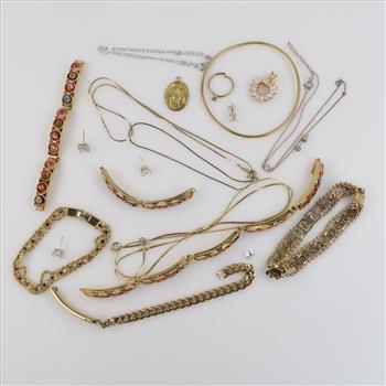 Mixed Jewelry With Silver, 9+ Pieces