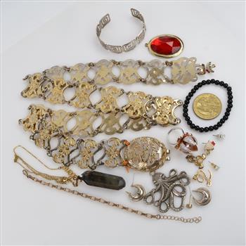 Mixed Jewelry With Token, 14+ Pieces