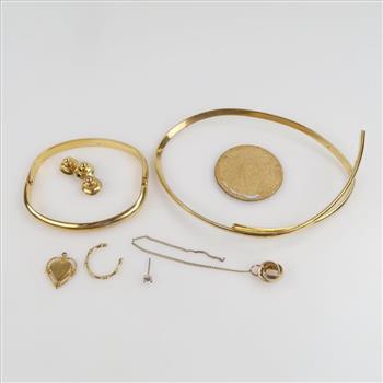 Mixed Jewelry With Token, 8 Pieces