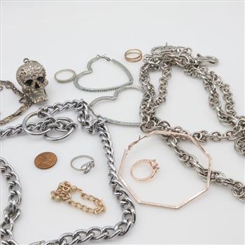 Mixed Jewelry with US Currency, 11+ Pieces