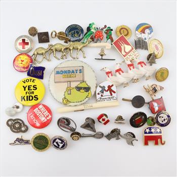 Mixed Pins, 40+ Pieces