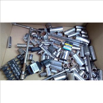 Mixed Sockets Bulk Lot - Titan Stanley Kobalt Power Torque And More
