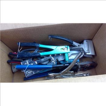 Mixed Tool Lot - Ace Staple Gun, Irwin Vise Grip, And More Tools