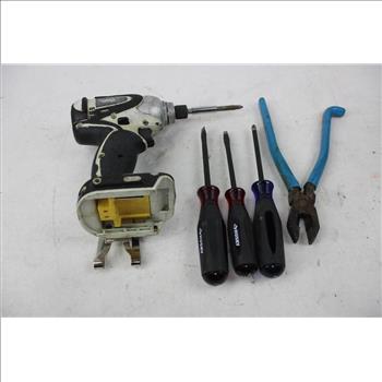 Mixed Tool Lot And Soft Rifle Case