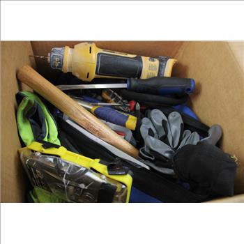 Mixed Tool Lot And Soft Rifle Case