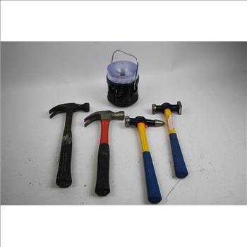 Mixed Tool Lot - Bolt Cutters, Stanley Wrecking Bar, And More, 11 Pieces
