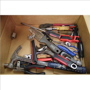 Mixed Tool Lot - Crescent Locking Pliers Husky Wrench Milwaukee Hex Keys And More