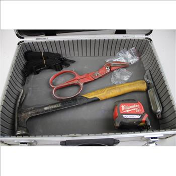 Mixed Tool Lot - Dewalt Chalk Reel, Arrow Hammer Tacker, And More