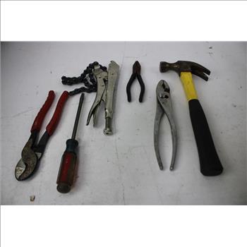 Mixed Tool Lot - Doyle Pliers, Cordless Screwdriver, And More