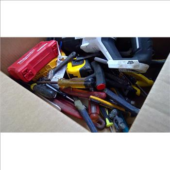 Mixed Tool Lot - GalaxPro, HART Reciprocating Saws, Drill Bits, Pliers, And More