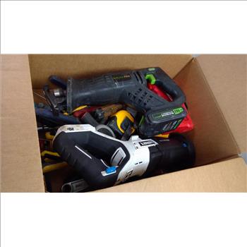 Mixed Tool Lot - GalaxPro, HART Reciprocating Saws, Drill Bits, Pliers, And More