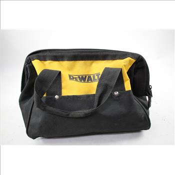 Mixed Tool Lot In Dewalt Tool Bag - Chisel, Pliers, Wrenches, And More