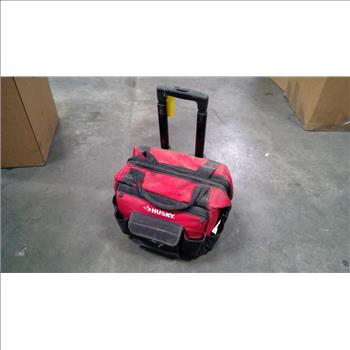 Mixed Tool Lot In Husky Rolling Tool Bag