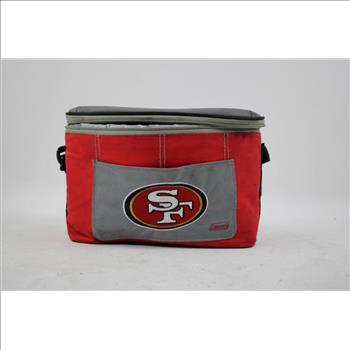 Mixed Tool Lot In San Francisco 49ers Bag - Sockets, Locking Pliers, Blades, And More