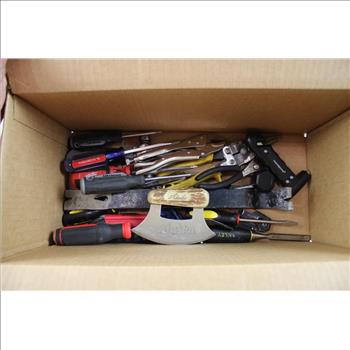 Mixed Tool Lot - Milwaukee Screwdriver, Craftsman Pry Bar, And More
