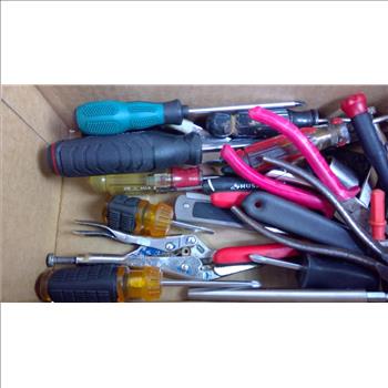 Mixed Tool Lot - Pliers, Screwdrivers, And More