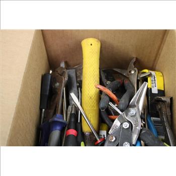 Mixed Tool Lot - Pliers, Wire Strippers, Hammer, And More