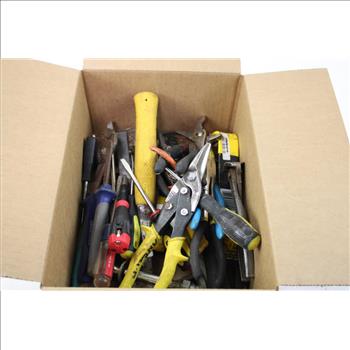 Mixed Tool Lot - Pliers, Wire Strippers, Hammer, And More