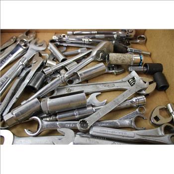 Mixed Tool Lot - Power Torque Socket Tools, Allied Cominbation Wrenches, And More