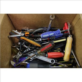 Mixed Tool Lot - Rachet, Combination Wrench, Hex Keys, And More