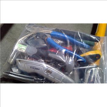 Mixed Tool Lot - Shovels, Stubby Claw Hammer,  Klein Tools Cutting Pliers, And More