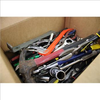 Mixed Tool Lot - Stanley Aviation Snips, Pry Bar, And More