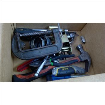 Mixed Tool Lot - Torque Wrench, Hammer, Pliers, And More