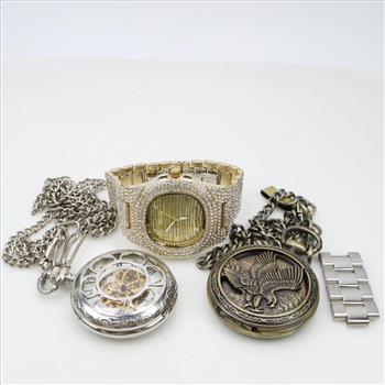 Mixed Watches And Chains Bands , 3+ Watches