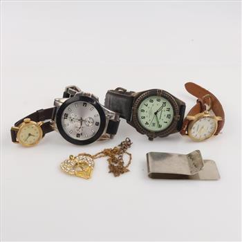 Mixed Watches And Jewelry, 4+ Watches