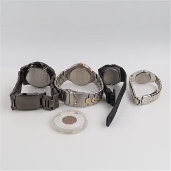 Mixed Watches And Token, 5 Watches