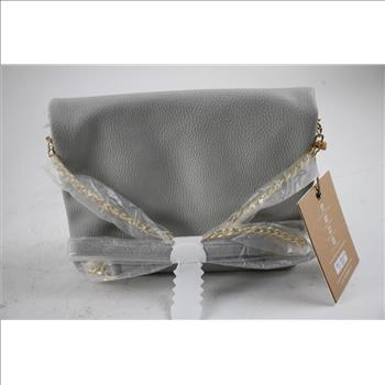 Miztique Grey Leather Side Bag