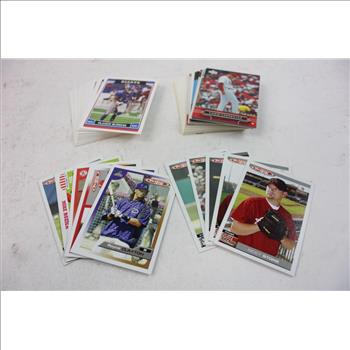 MLB Baseball Cards And NFL Football Cards, 70+ Pieces