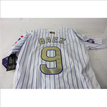 MLB Majestic Authentic Collection Chicago Cubs, Javier Baez #9 Jersey