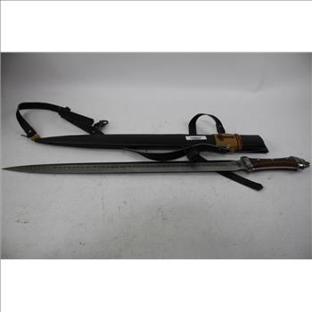 Mojolnir Custom Viking Sword With Sheath & Straps