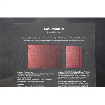 Moleskine Shine Collection Planner, Envelope, Pen Set