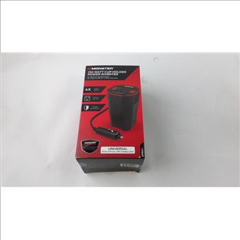 Monster 150 Watt Cup Holder Power Inverter