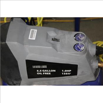 Morgan 5.5 Gallon Oil Free Air Compressor