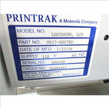 Morphotrak Finger Print Scanner / Camera