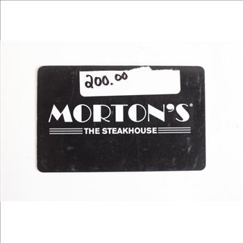 Mortons Steakhouse Card, $200.00 | Property Room