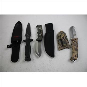 Mossy Oak, Ozark Trail, MTech USA, And More Knives, 5 Pieces
