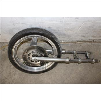 Motorcycle Front Fork And Wheel