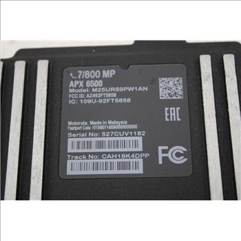 Motorola APX 6500 Single-Band P25 Mobile Radio