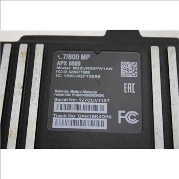 Motorola APX 6500 Single-Band P25 Mobile  Radio