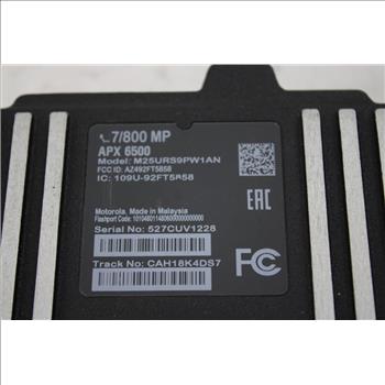 Motorola APX 6500 Single-Band P25 Mobile  Radio