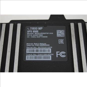 Motorola APX 6500 Single-Band P25 Mobile  Radio