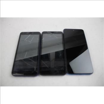 Motorola, Artia, Sky Devices Cell Phone Lot, 3 Pieces, Sold For Parts