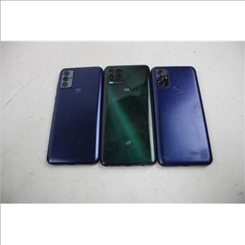 Motorola Cell Phone Lot, 3 Pieces, Sold For Parts
