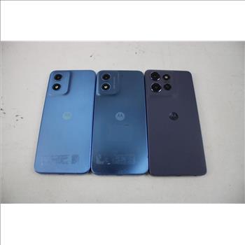 Motorola Cell Phone Lot, 3 Pieces, Sold For Parts
