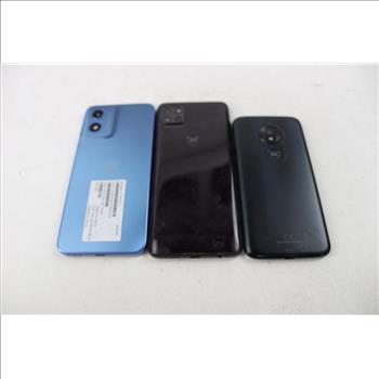 Motorola Cell Phone Lot, 3 Pieces, Sold For Parts